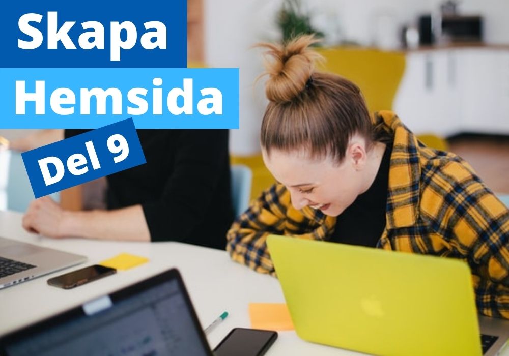 Skapa hemsida del 9