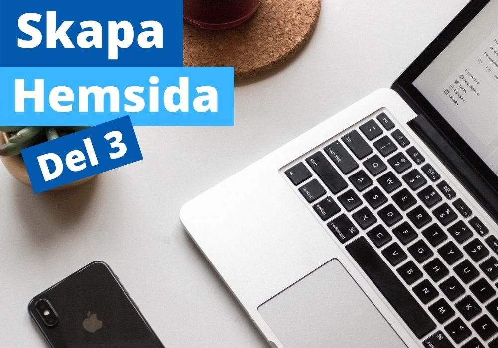 Skapa hemsida del 3