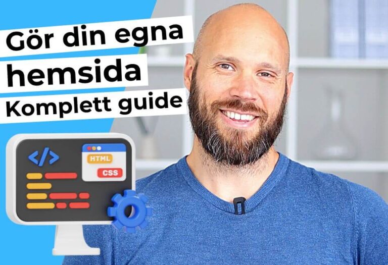 Göra egen hemsida bloggminiatyr